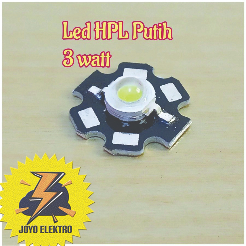 led hpl 3 watt putih include heatsink