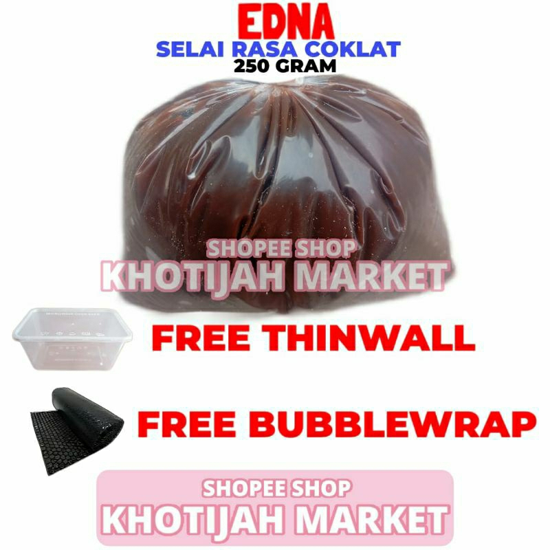 

Selai Rasa Coklat 250 Gram Kualitas Premium Merk Edna