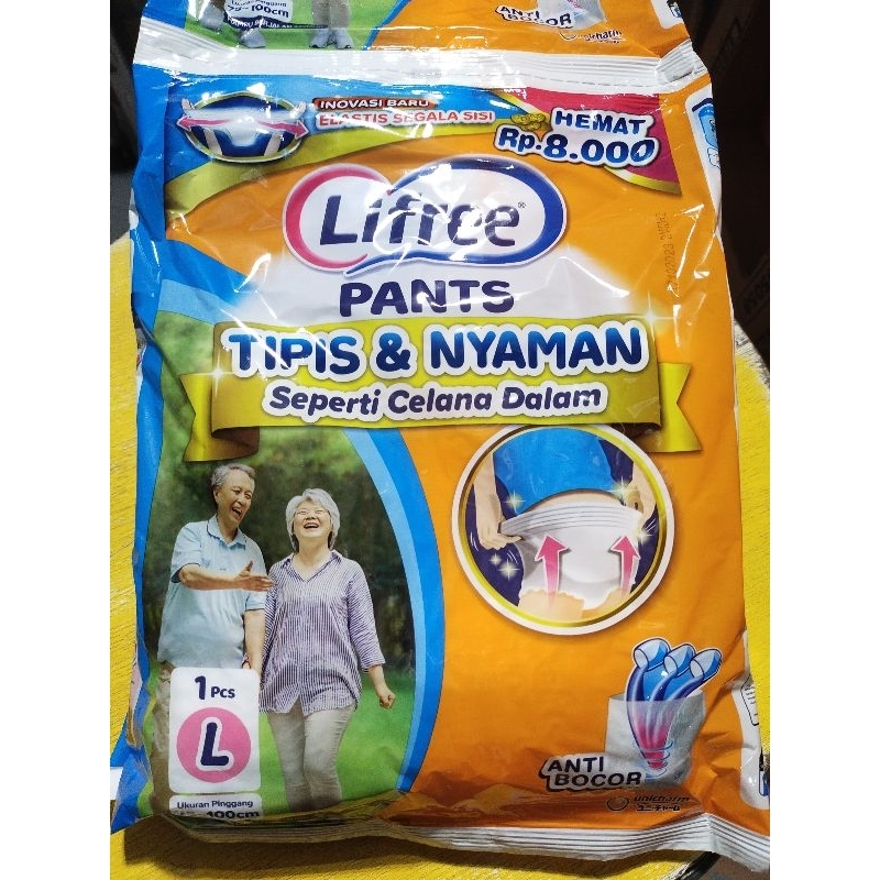 Lifree pampers celana dewasa sachet