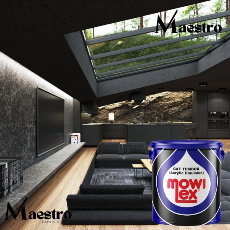 Cat Mowilex Emulsion 20 Liter Hitam