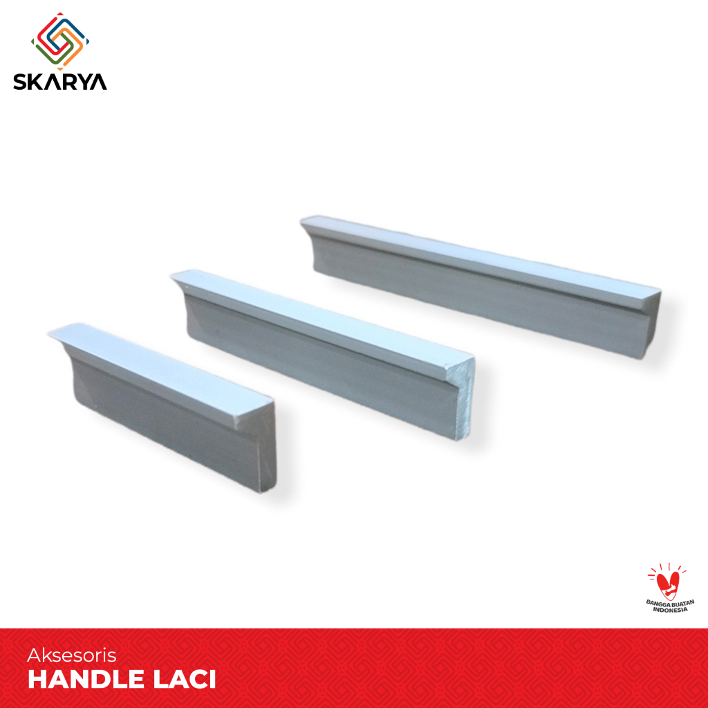 Handle Tarikan Laci Pintu Lemari Alumunium (Baru)