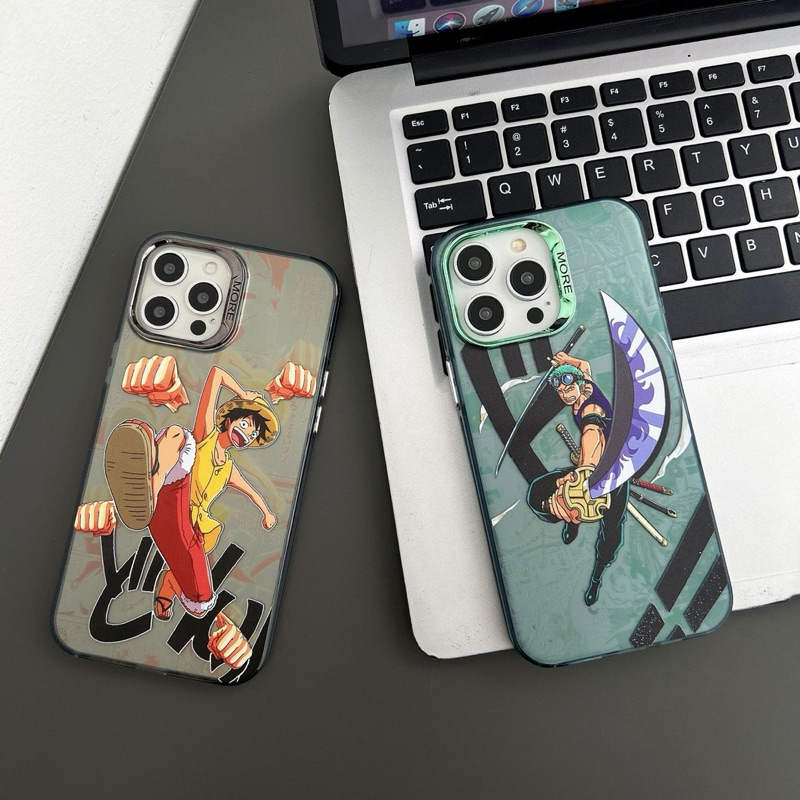 case iPhone one piece dan zoro ready stock for ip 11-15 promax premium polikarbonat