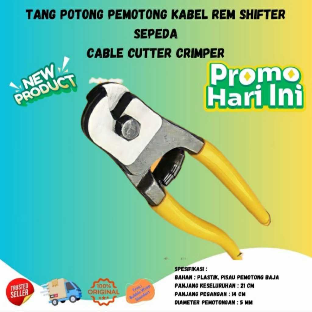 Tang Potong Pemotong Kabel Rem Shifter Sepeda Cable Cutter Crimper