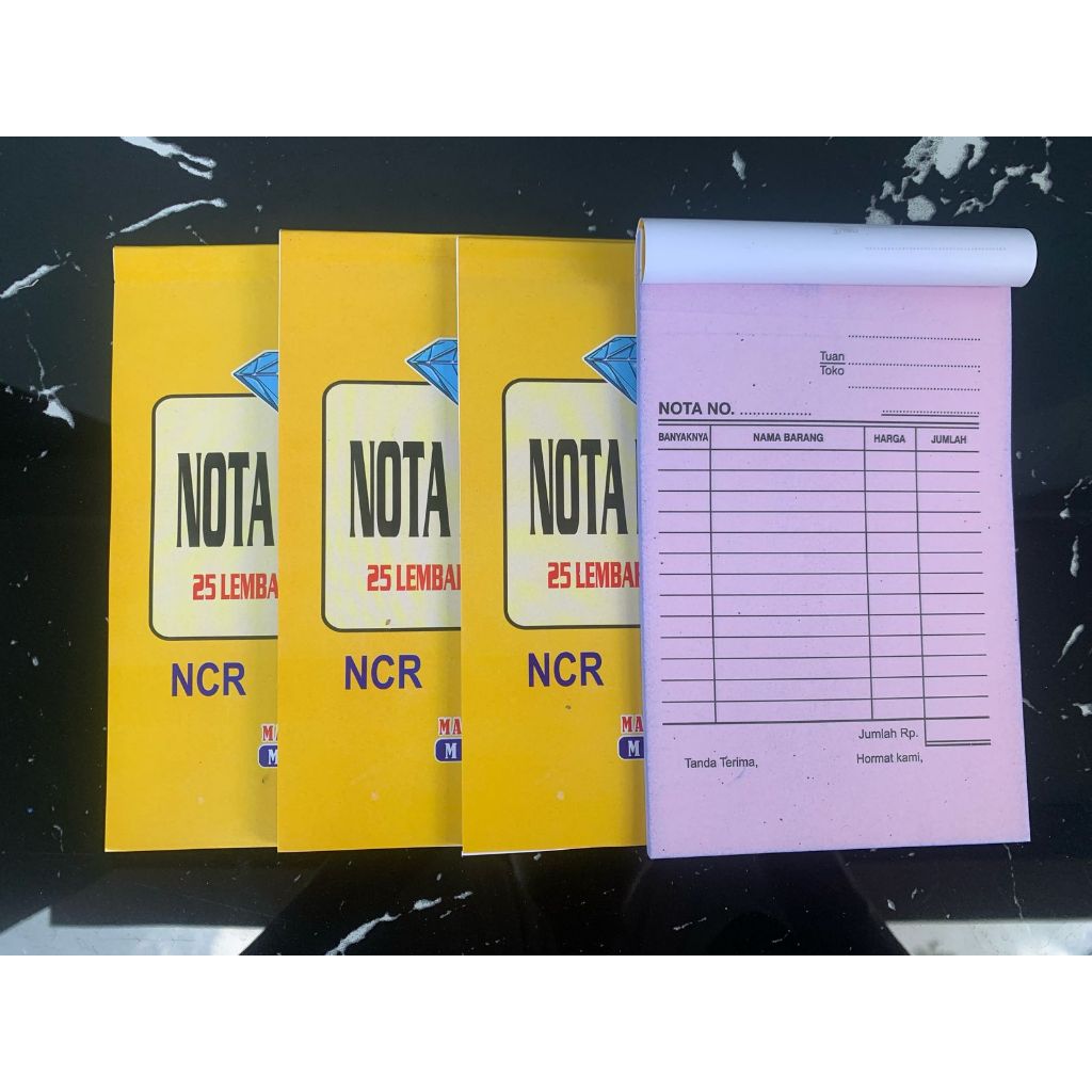 

NOTA KONTAN 2 PLY, NOTA KECIL NCR, NOTA 2 PLY