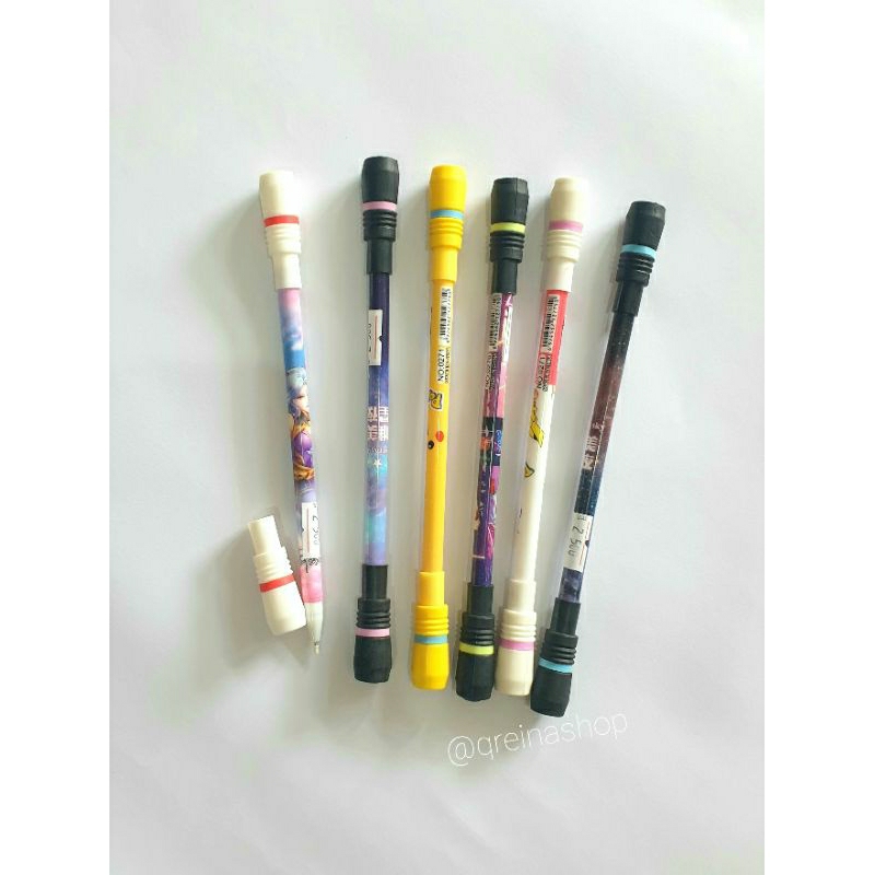 

#KarensMart Spining Pen / Pulpen Putar Karakter