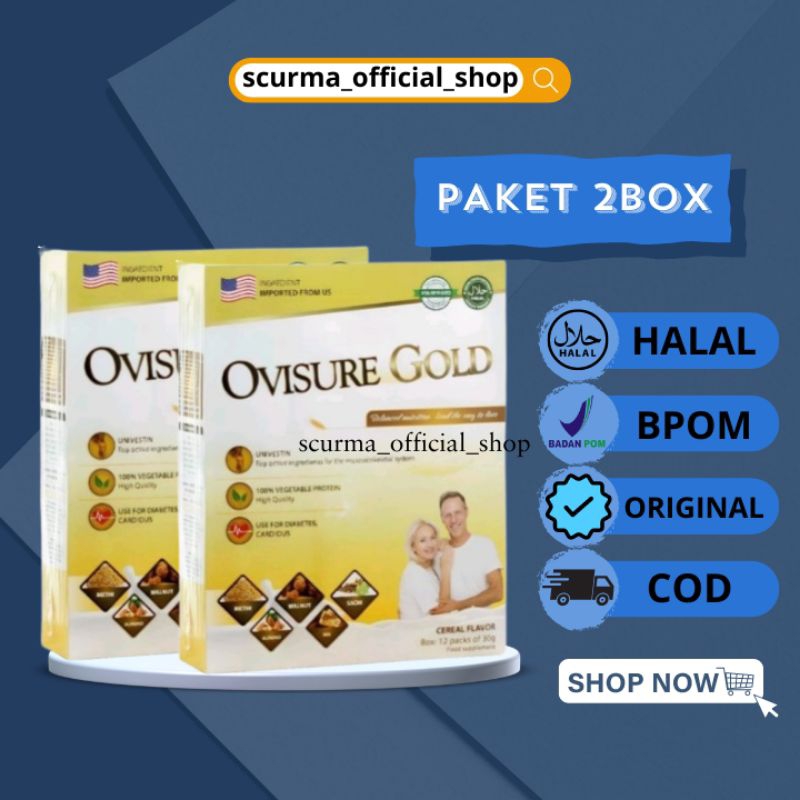 

ovisure gold susu untuk kesehatan tulang dan sendi original USA (paket 2box)
