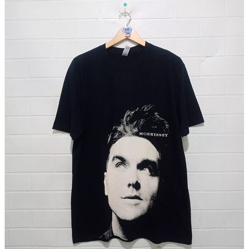 Tshirt Kaos Band Musik Original Morrissey Mono Face Official Merchandise