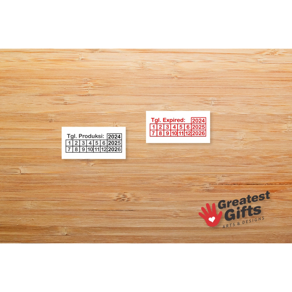 

Stiker Label Tanggal Produksi dan Expired Sticker