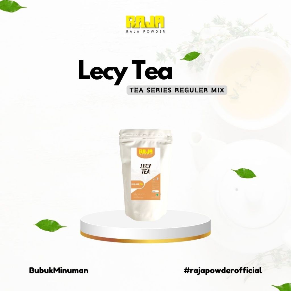 

Bubuk Teh Leci Bubuk Minuman Lecy Tea Powder 500 gram