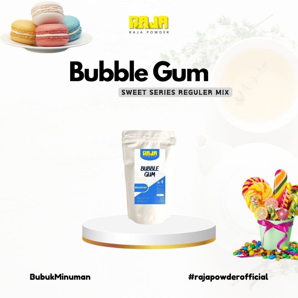 

Bubuk Bubblegum Bubuk Minuman Bubblegum Powder 500 gram