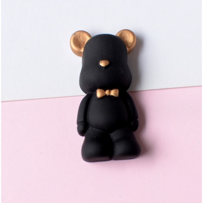 

Stiker 3D tumblr aksesoris hp black bear - Black M