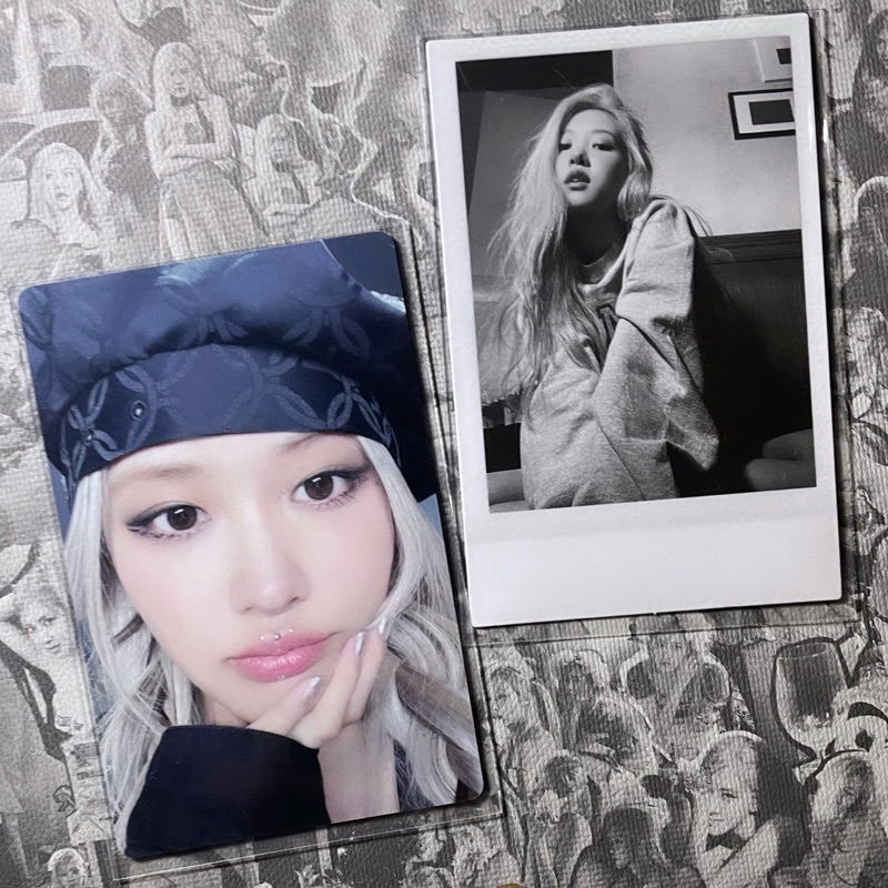 Pc Rose Blackpink Rose Baret Ygs, -R-/On The Grounde Photocard Official