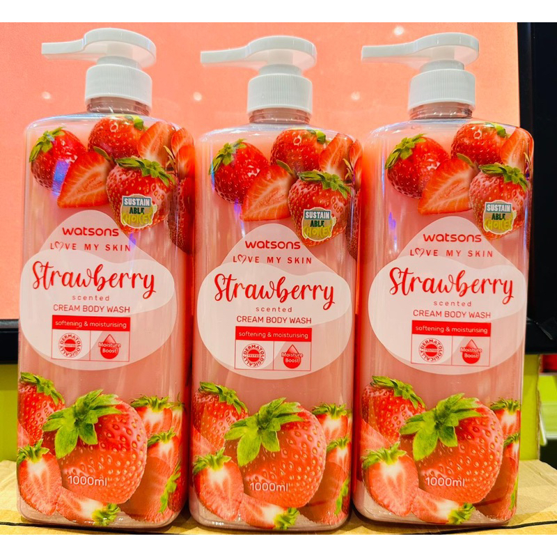 Sabun Mandi Cair Watson - Sabun Mandi Botol Pump - Sabun mandi wangi tahan lama - Cream Body Wash Wa