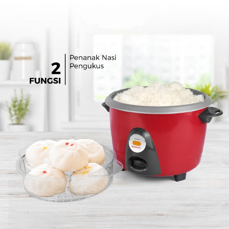 MASPION RICE COOKER 0.6L MRC 0619PL
