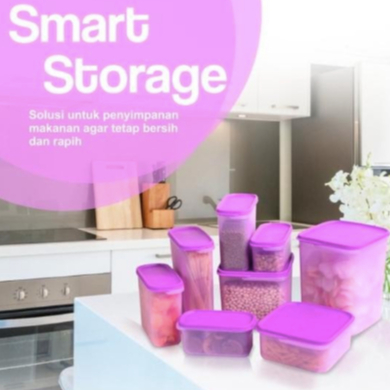 [ISTY] [SET ISI 8 PCS] Toples Set Smart Storage Sealware isi 8 Pcs / Sealware Collection / Toples pl