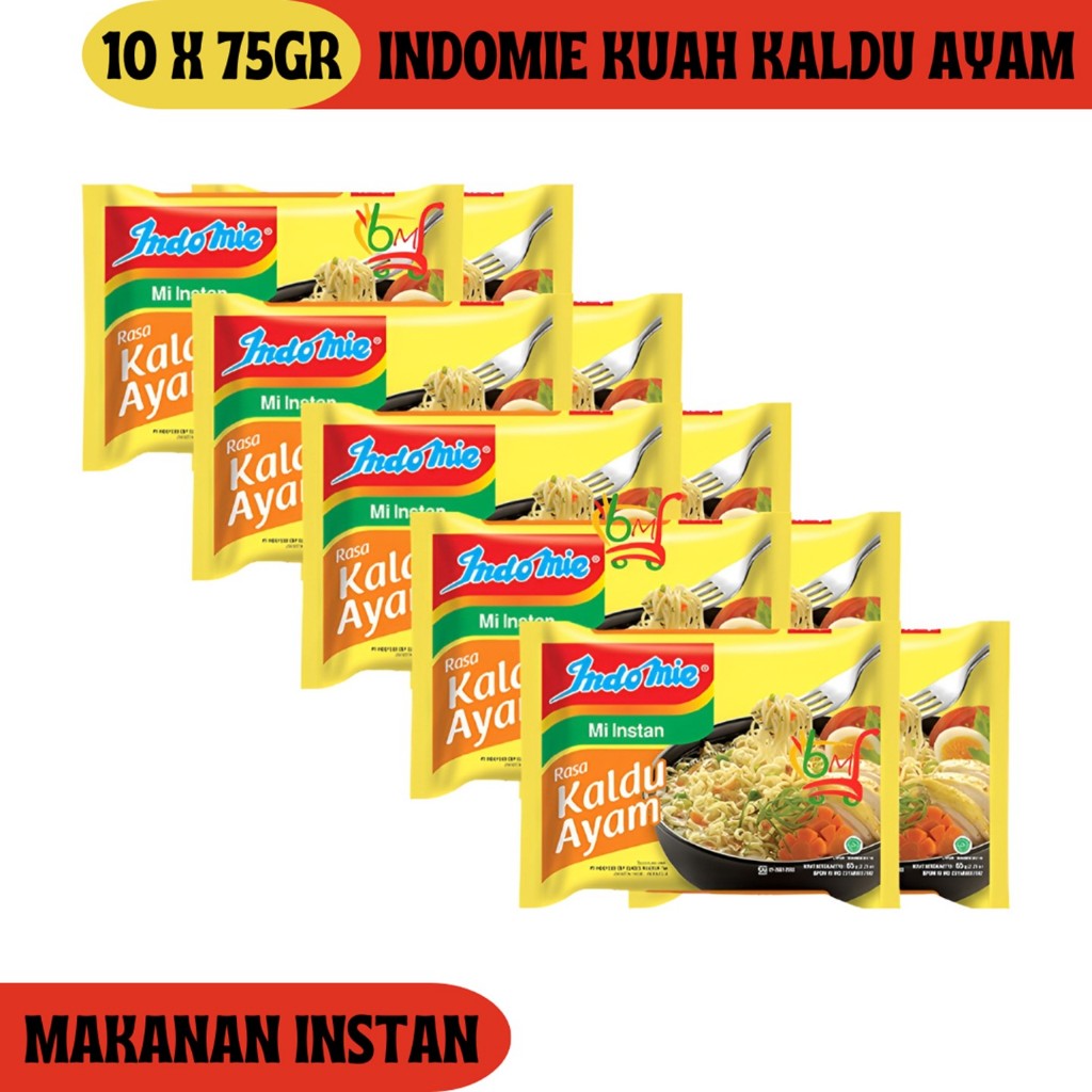 

10PCS Indomie Kuah Kaldu Ayam Mi Instan Kuah
