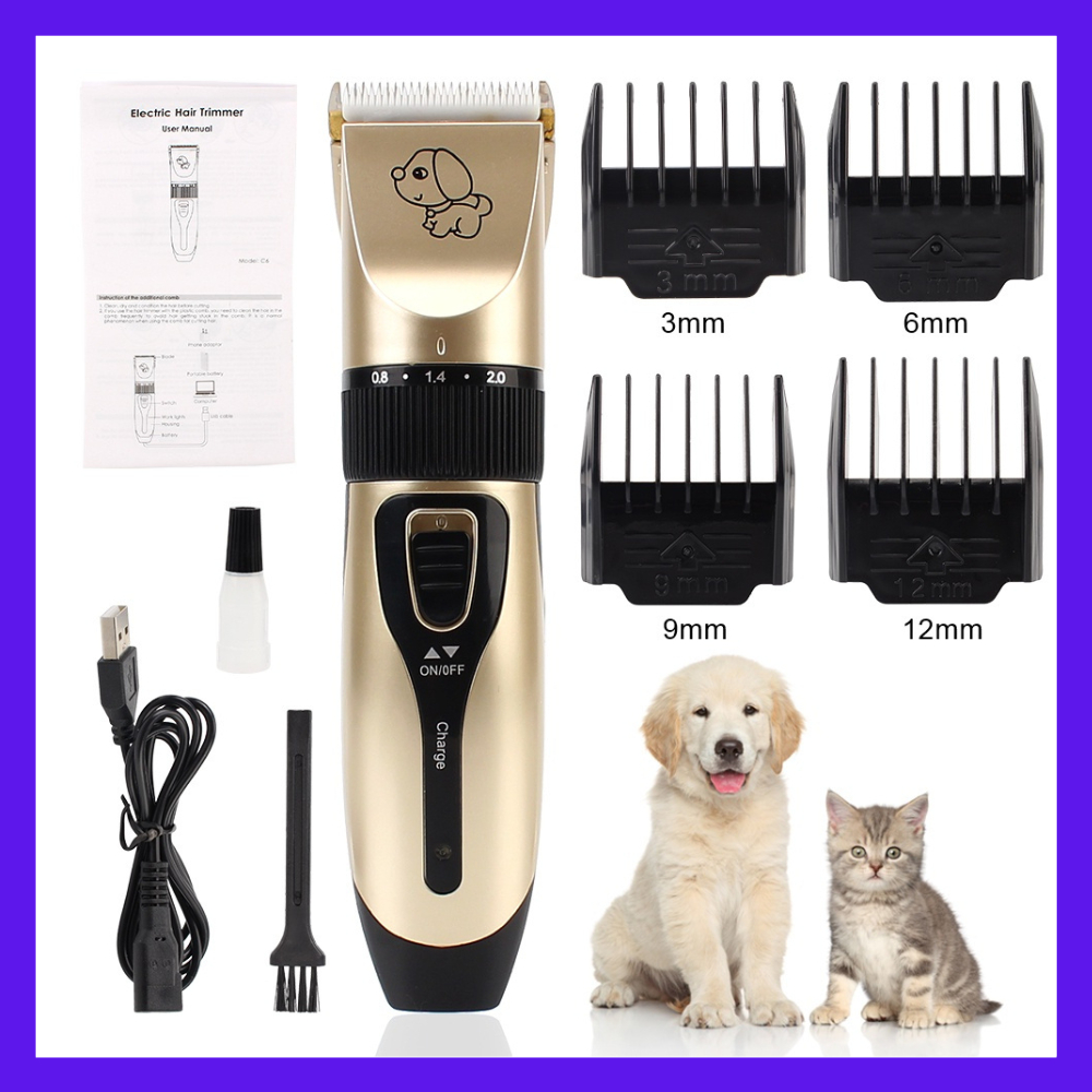 Alat Cukur Elektrik Bulu Hewan Pet Rechargeable - K5 Alat Cukur Bulu Kucing Alat Cukur Bulu Anjing E