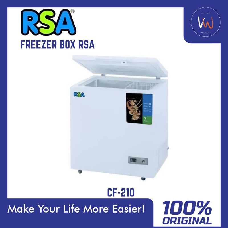 Freezer Box RSA CF-210 / Freezer Daging / Kulkas Frozen Food