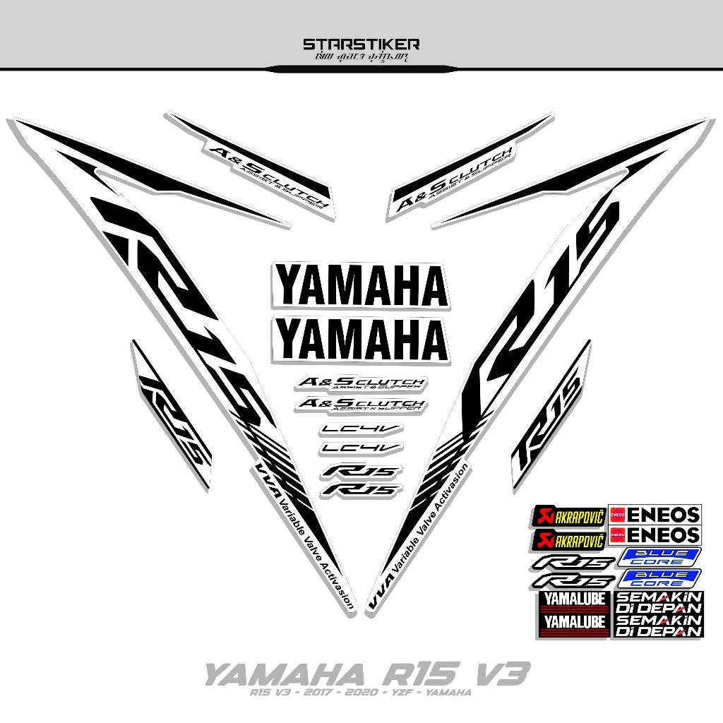 Striping Yamaha R15 V3 Motif 4/Yzf/2017/2018/2019/2020/Decal Yamaha/Sticker/Stiker/Les/Lis/Grafis/De