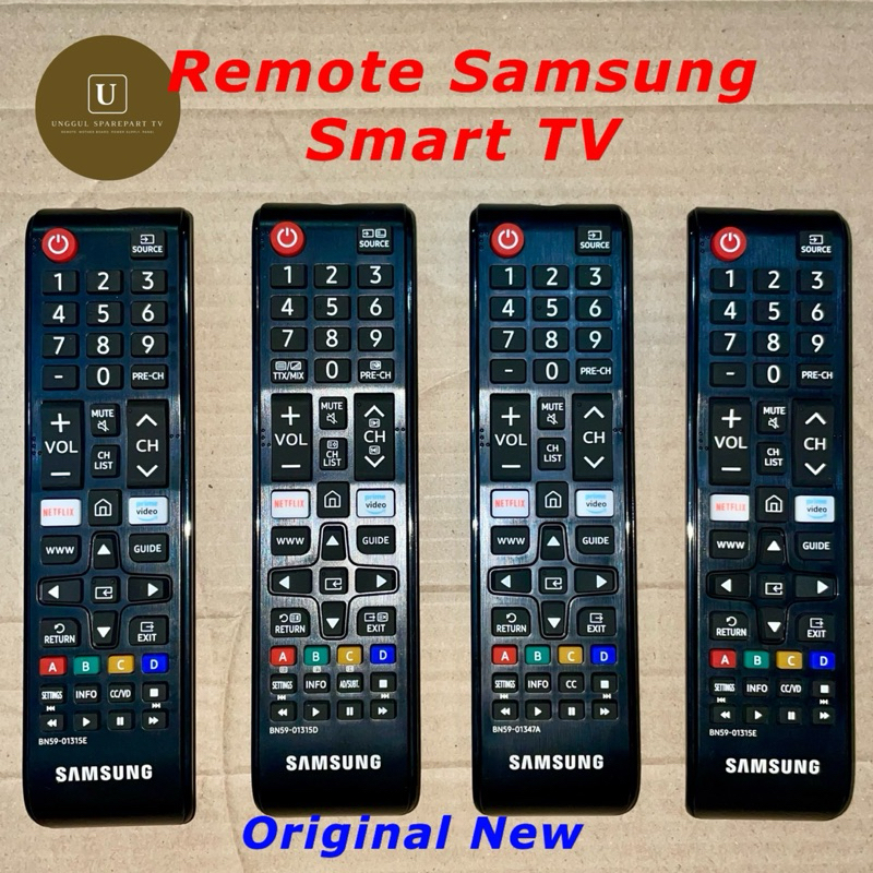 Remote TV Samsung LCD LED Smart TV BN59-01315E BN59-01315D BN59-01347A Original New