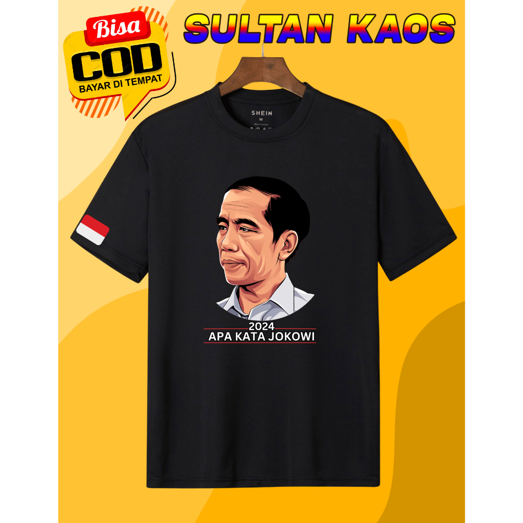 Baju Presiden Jokowi /Kaos 2024 Apa Kata Jokowi/Kaos Relawan Jokow