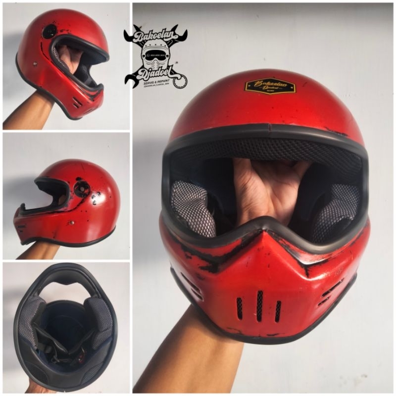 Helm Cakil Bandit Penguin / Helm Vintage / Helm Cakil Simpson / Helm Cakil M30