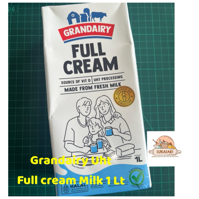 

Grandairy UHT Full Cream Milk 1lt Freshland Susu