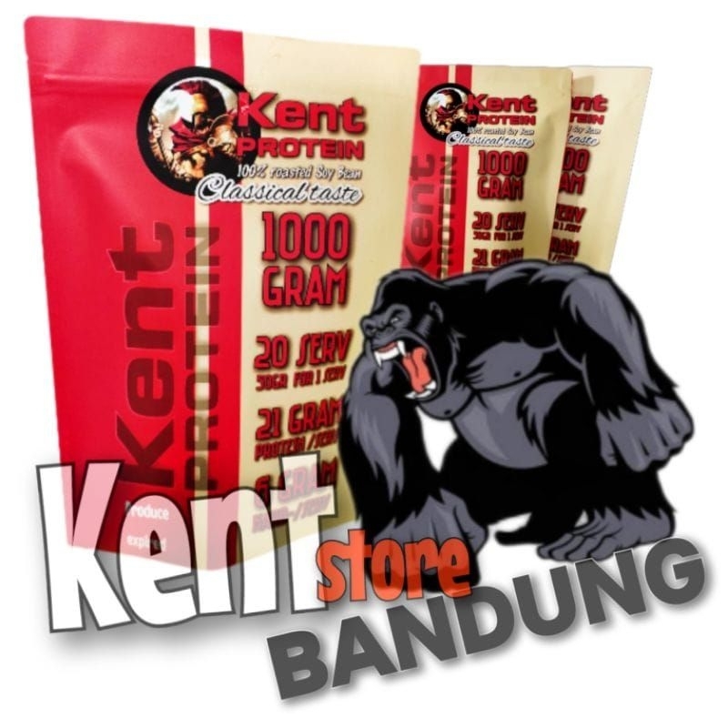 Whey Kent Protein Bubuk Kedelai 1000 gram