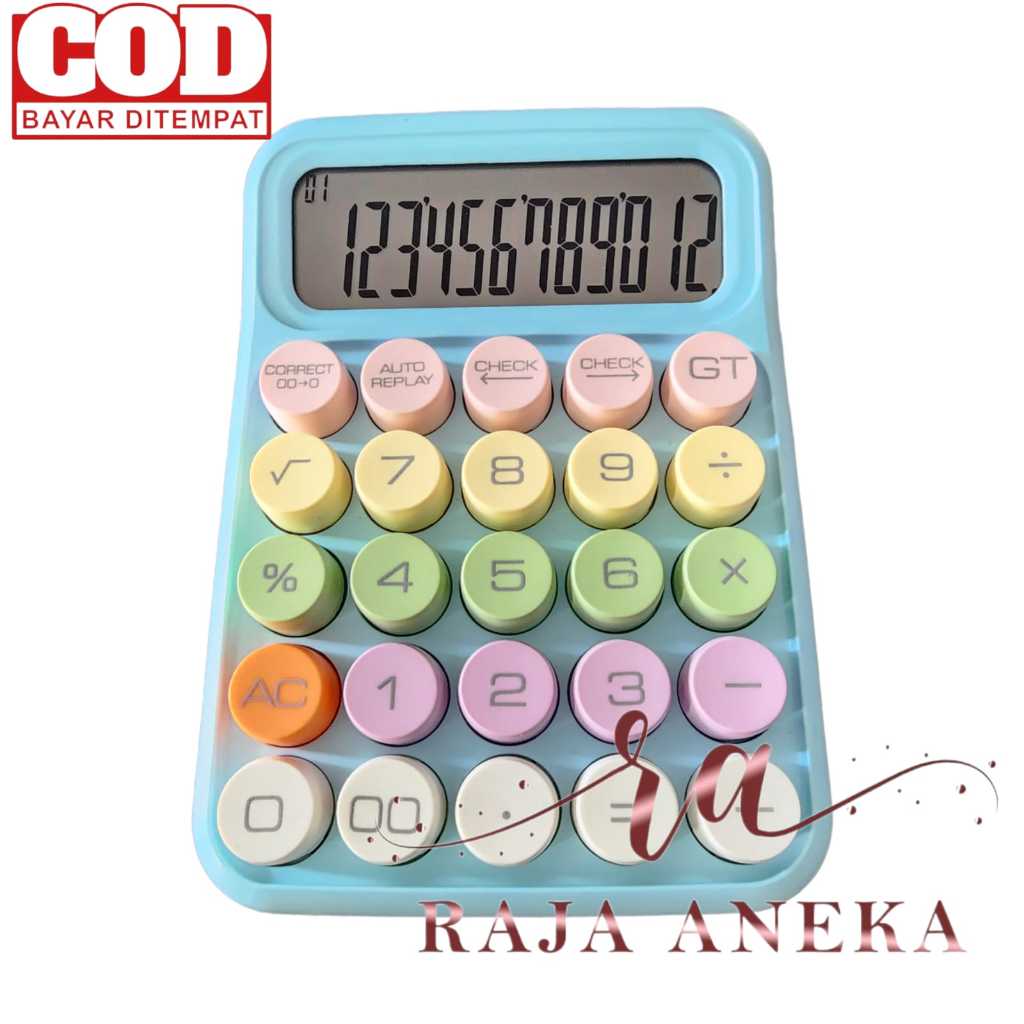 

Kalkulator Calculator Tenaga Surya Layar Besar 12 Digit Tampilan HD KC 817 KINCIZEN Check & Correct
