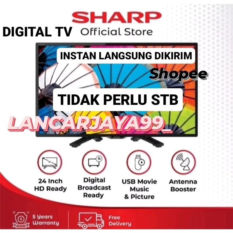 TV LED SHARP 24 INCH DIGITAL