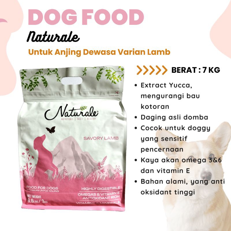 

23bagusmenshop - Naturale Dog Food Swiss 7kg Makanan Anjing Kering Premium