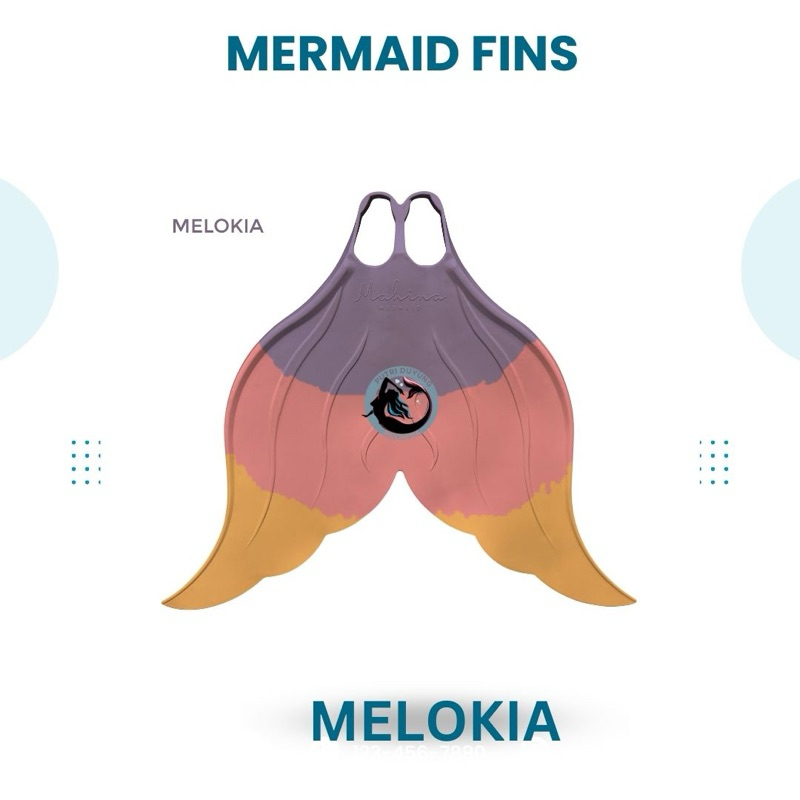 mahina fins , fins mermaid
