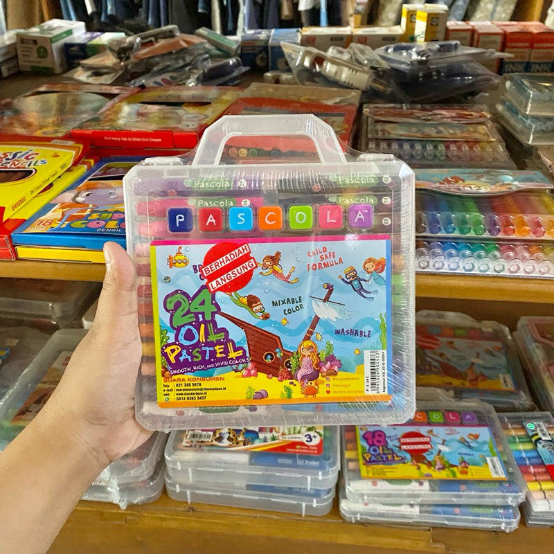 

OIL PASTELS / KRAYON / CRAYON PASCOLA 24 WARNA ORIGINAL