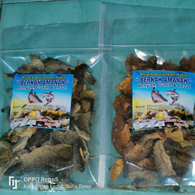 

Keripik Kulit Ikan Patin 100gram