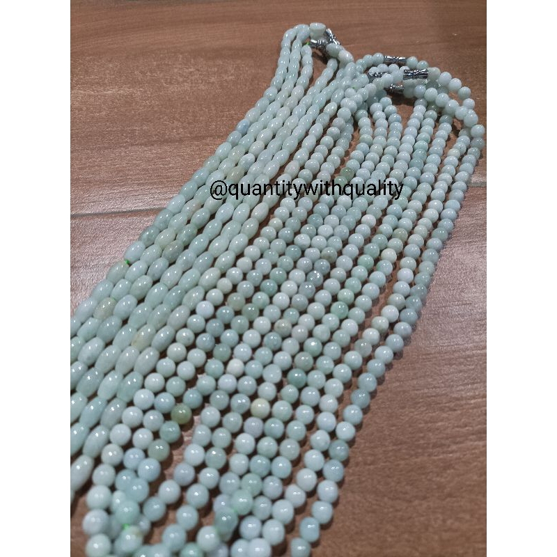 Kalung giok Burma Premium jadeite jade type a batu alam birma