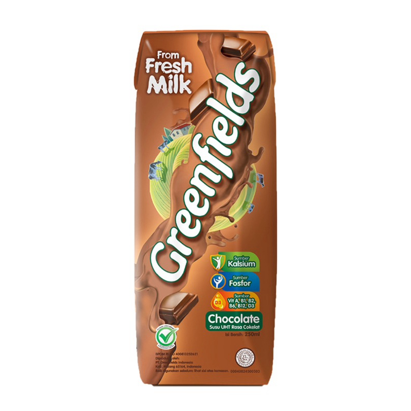 

Greenfields Susu UHT Chocolate 250 ml