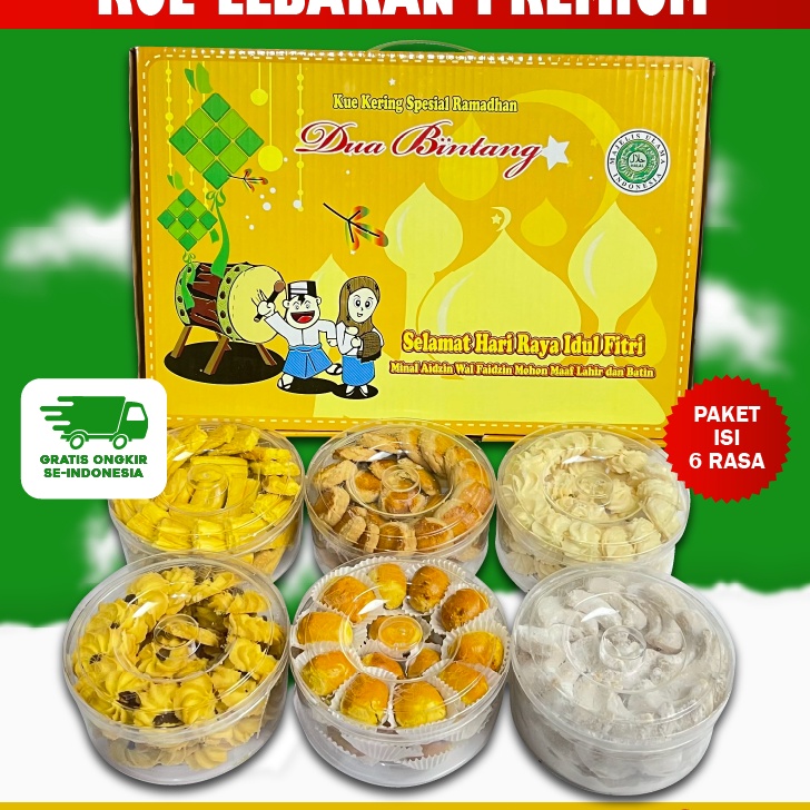 

Dijamin Ori PAKET KUE LEBARAN BINTANG 2 PREMIUM PARCEL KUE KERING KUE LEBARAN 3