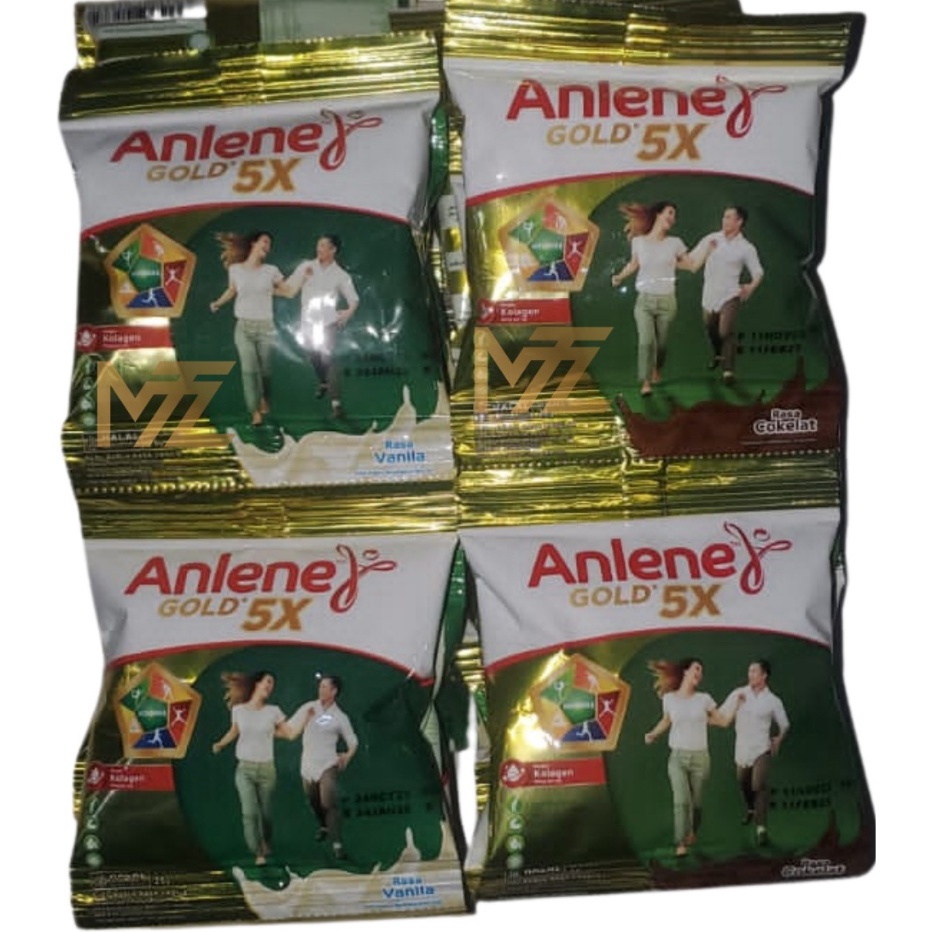 ORIGINAL MUMTAAZZTORE ANCHOR Anlene Gold 5X  Susu Bubuk Dewasa  1 Sachet