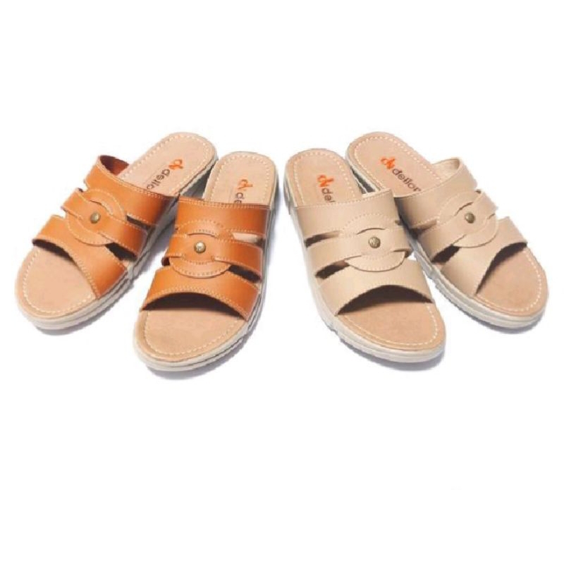 Sandal Wedges Wanita Dewasa Sandal Karet