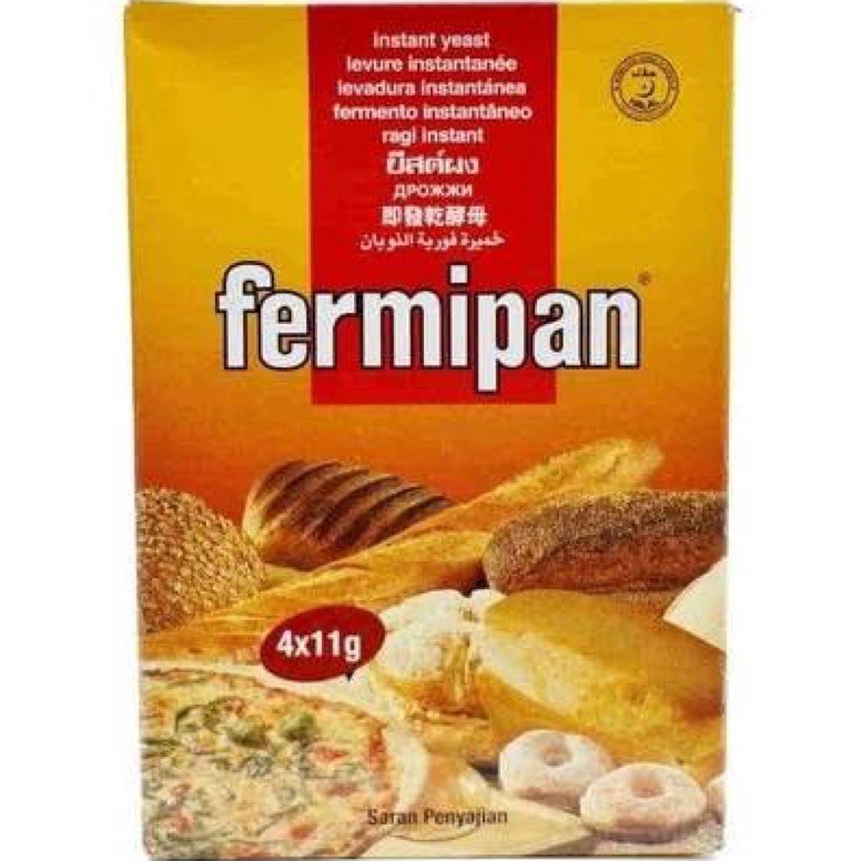 

READY STOK Fermipan Ragi instant 1 box isi 4 x 11gr sachet