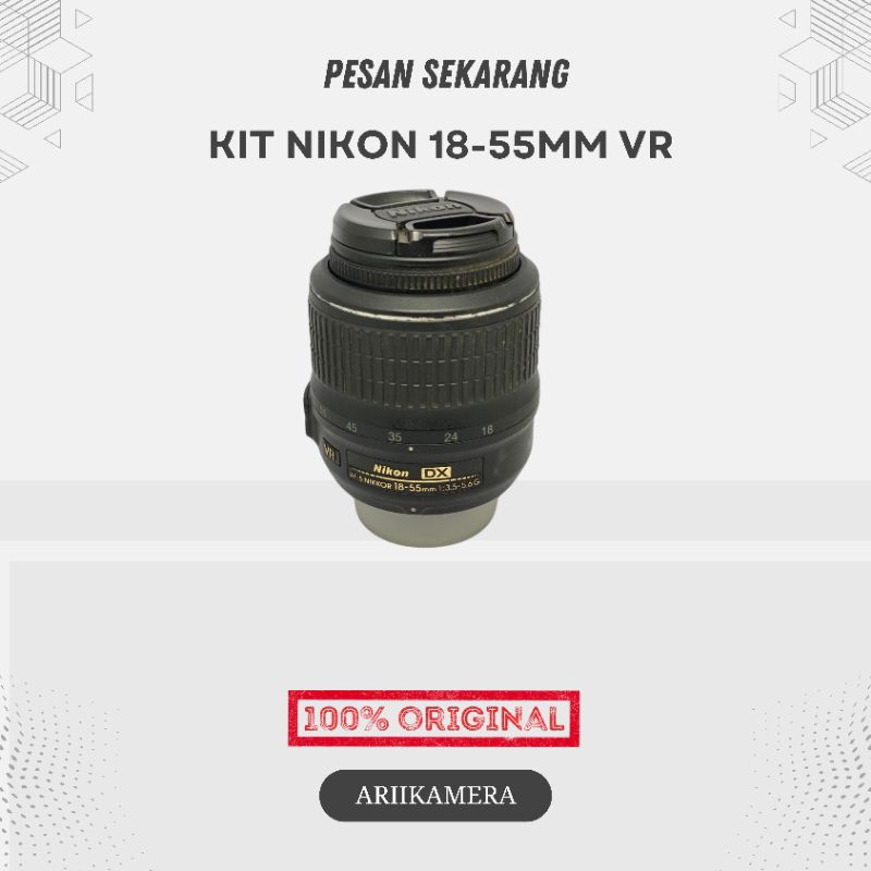 LENSA KIT FOR NIKON VR 18-55MM MURAH