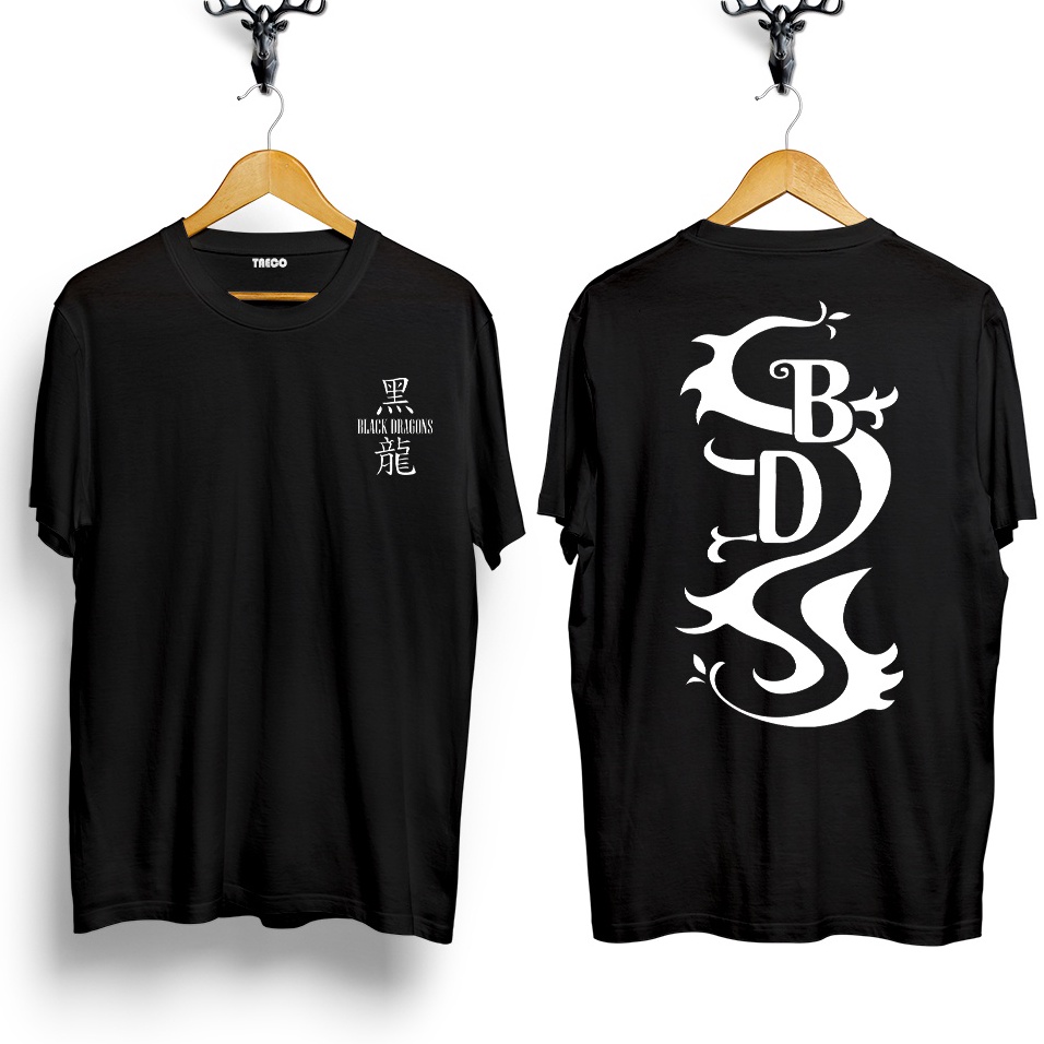 Cuci gudang Baju Kaos Distro TOKYO REVENGERS BLACK DRAGON baju GENG BLACK DRAGON TOKYO REVENGERS  ba