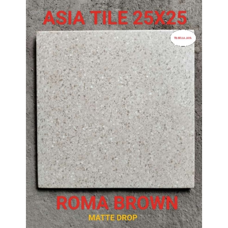Keramik Lantai Kasar Asia Tile Roma Series Ukuran 2525