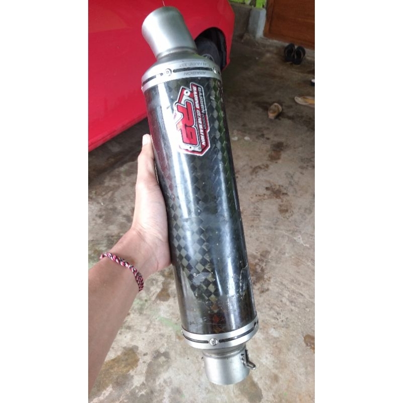 SILINCER KNALPOT R9 ARAGON CARBON INLET 50MM