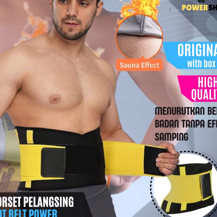 D2289 KORSET OLAHRAGA PRIA WANITA KORSET STAGEN PELANGSING PENGECIL PERUT BUNCIT PEMBAKAR LEMAK KORS