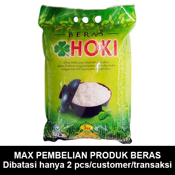 

FREE ONGKIR HOKI BERAS 5 KG
