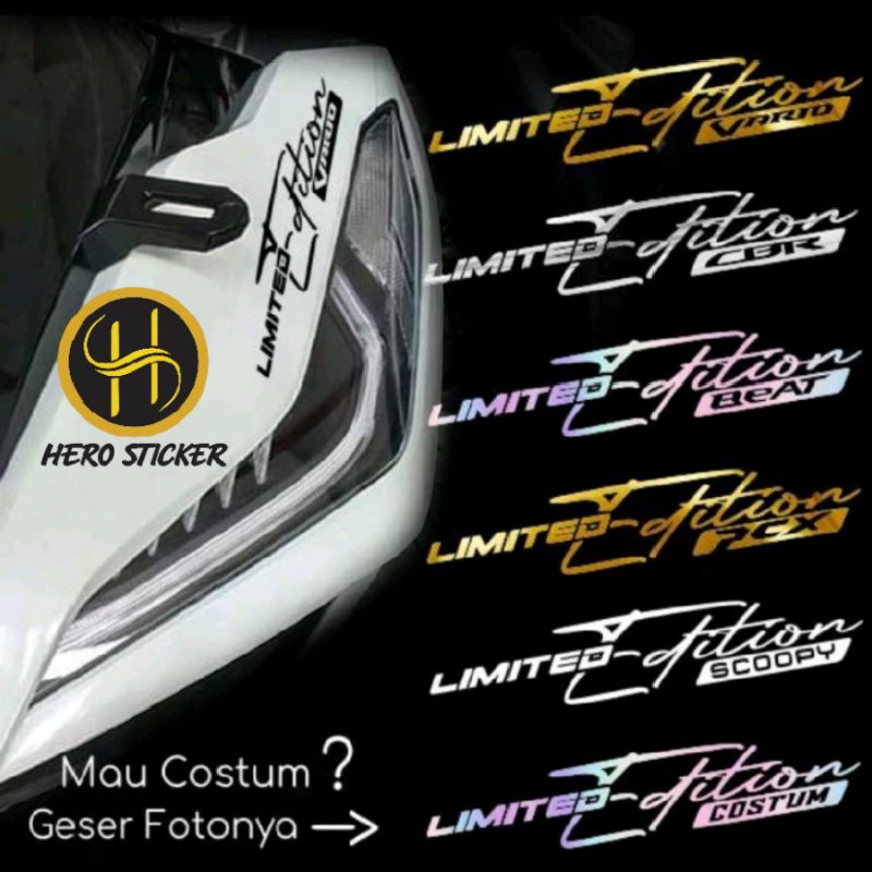 

Stiker Limitied Edition new beat vario cbr scopy dll