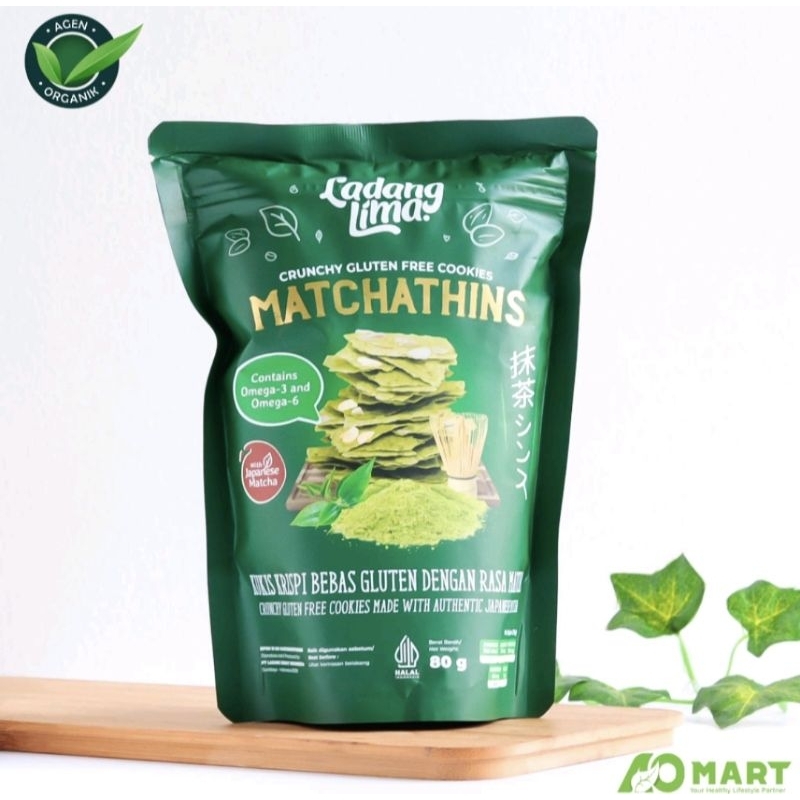 

LADANG LIMA MATCHATHINS | COOKIES CHRUNCHY RASA MATCHA MURAH