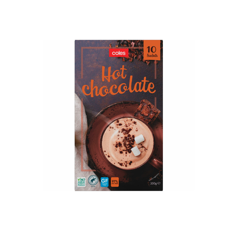

Coles Hot Chocolate Sachets | 10 pack