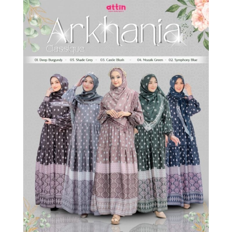 Gamis Royale Silk Arkhania Classique Dress By Attin